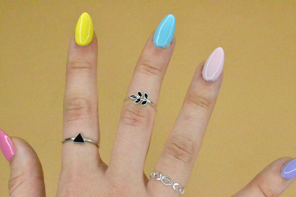 Anillo Bermude de Plata de Ley - DiversoWomen